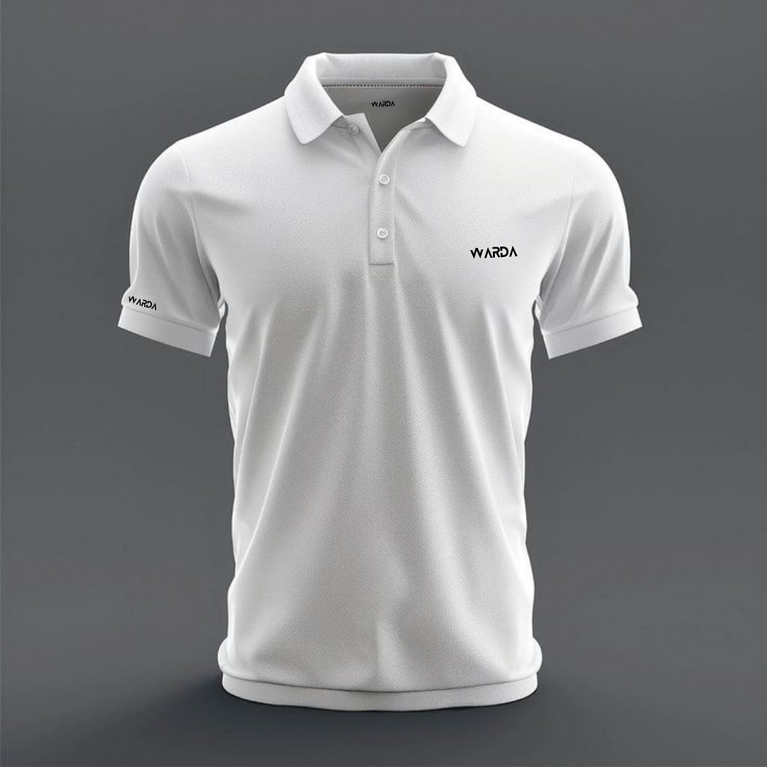 WHITE POLO SHIRT