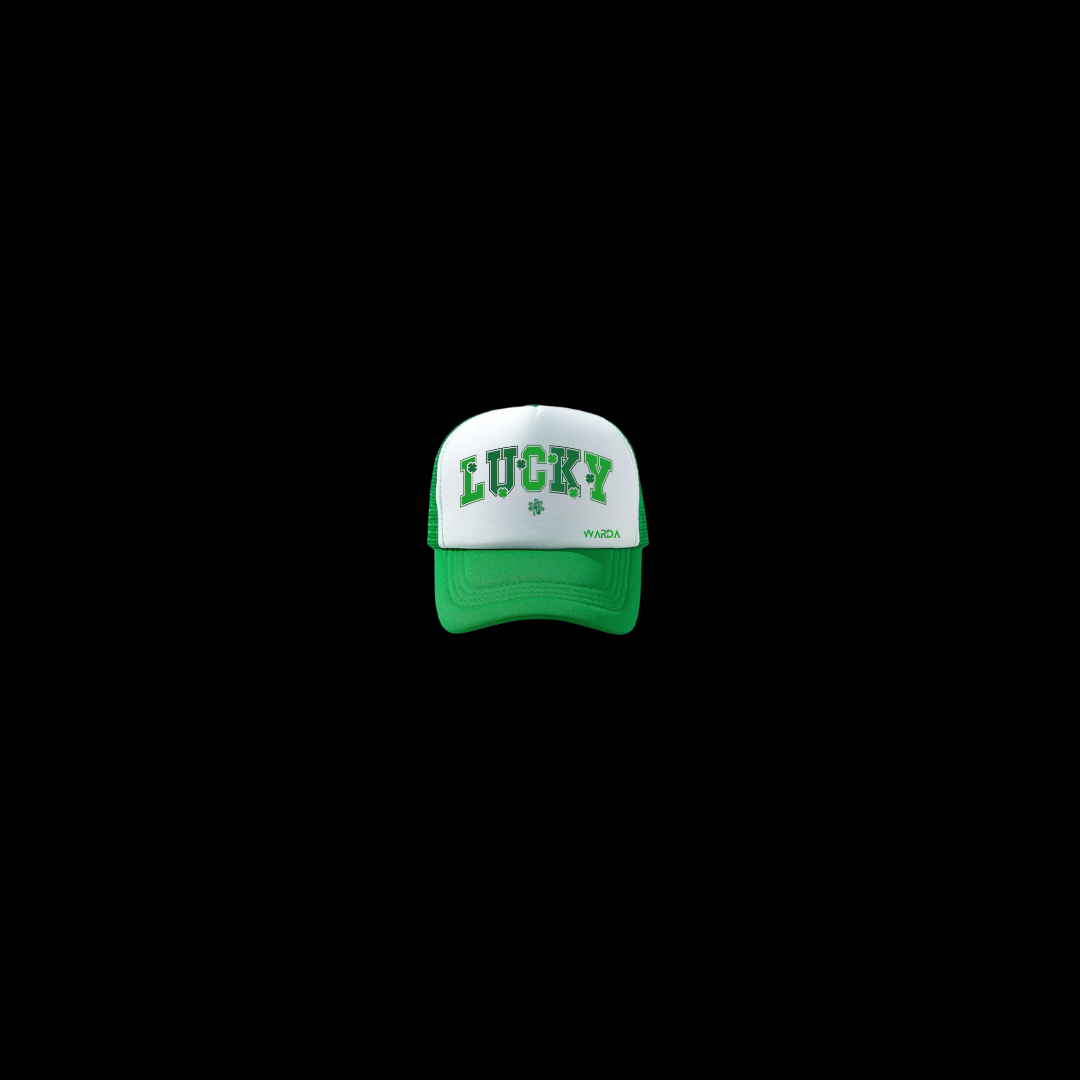 WARDA GREEN LUCKY TRUCKER HAT