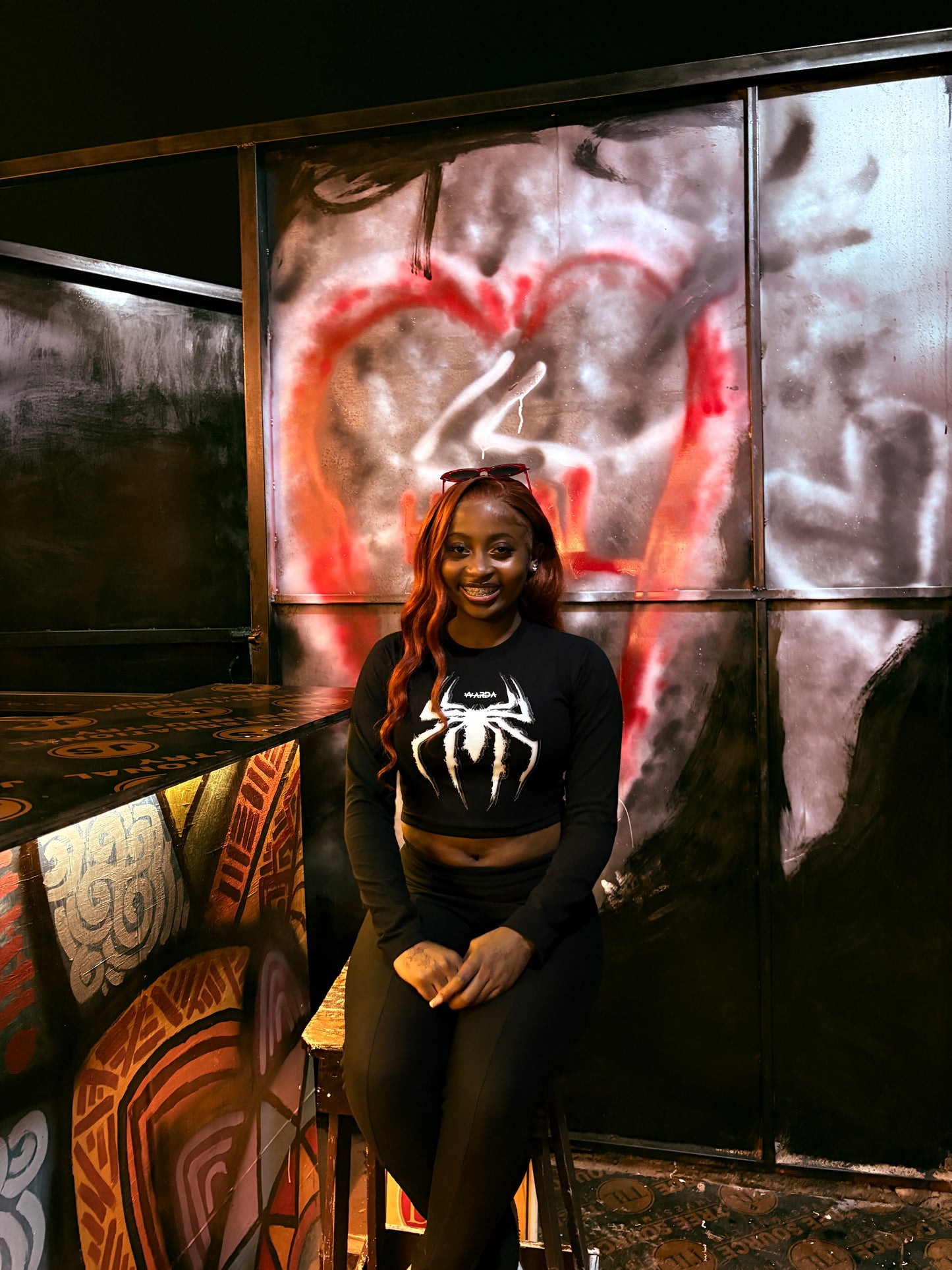 WARDA SPIDER CROPTOP