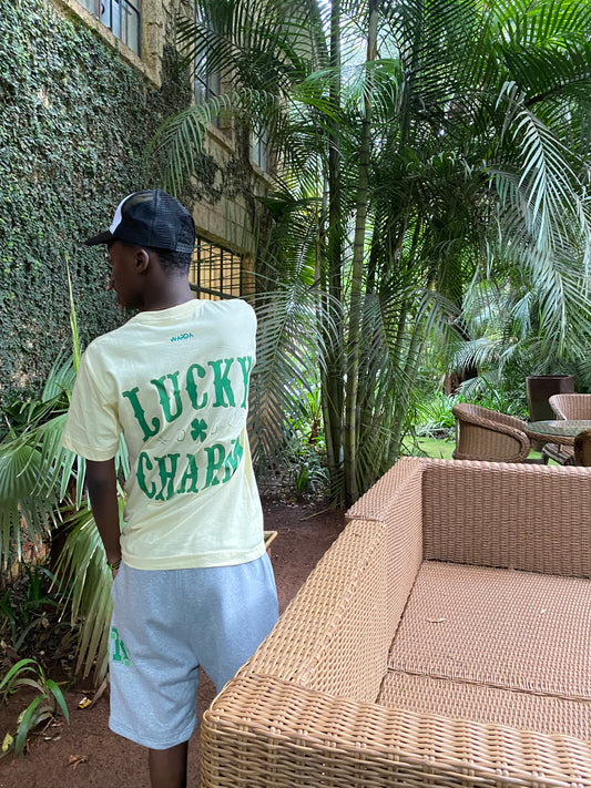 CREAM LUCKY TSHIRT