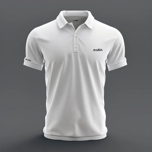 WHITE POLO SHIRT