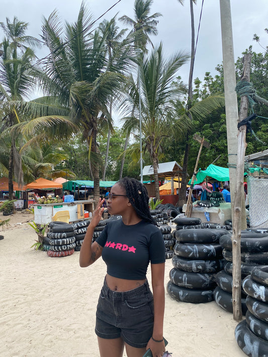 BLACK LUV CROPTOP
