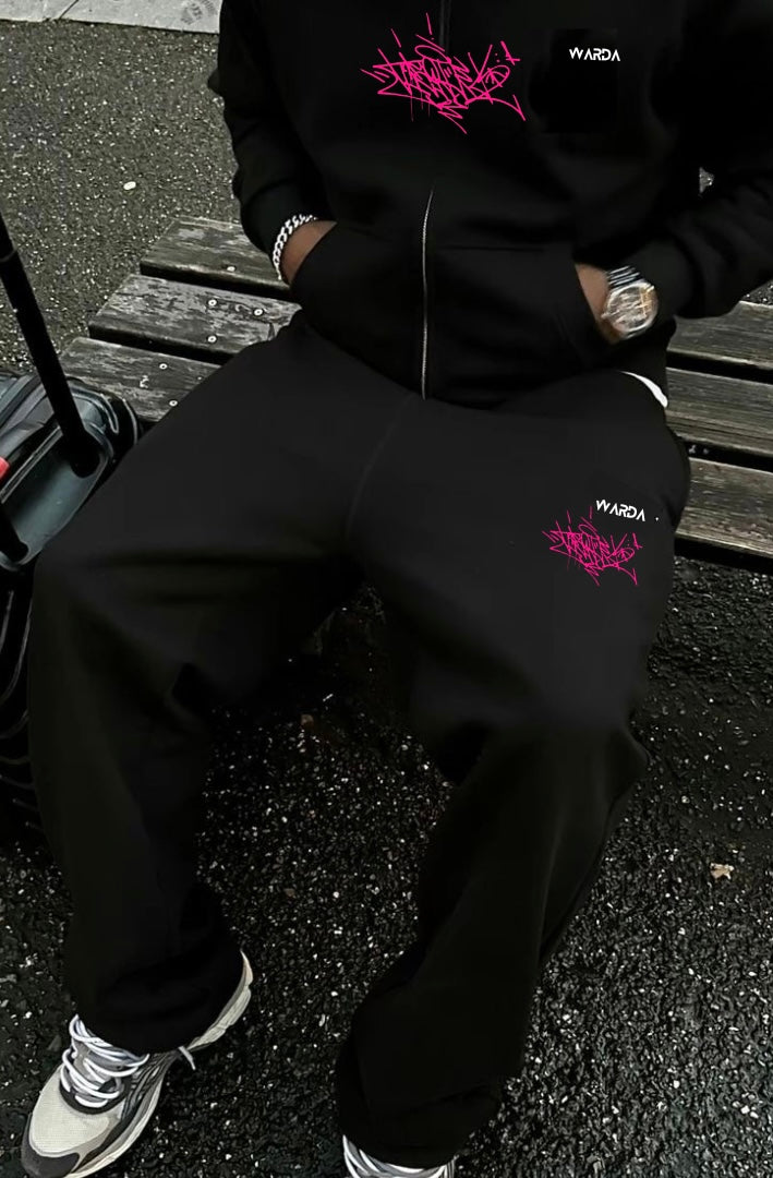 Black scribble set