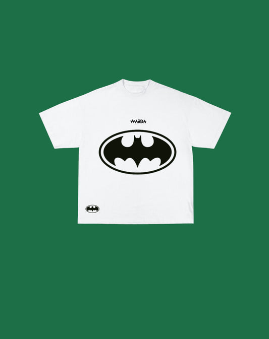 White batman tshirt