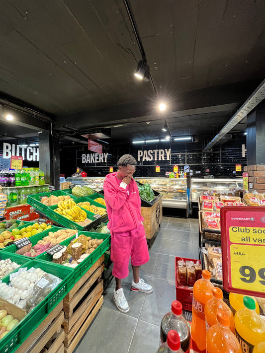 WARDA HOT PINK SHORTS SET