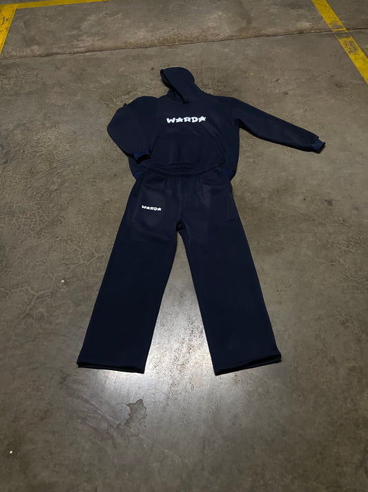 WARDA NAVY BLUE SET