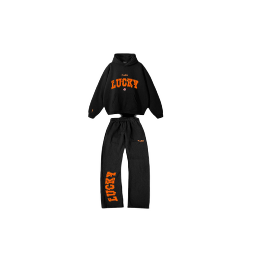 WARDA ORANGE LUCKY SET