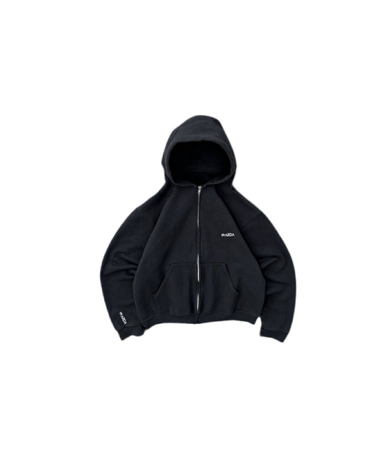 WARDA black zip up jacket