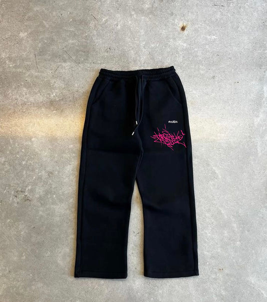 Black Scribble pants