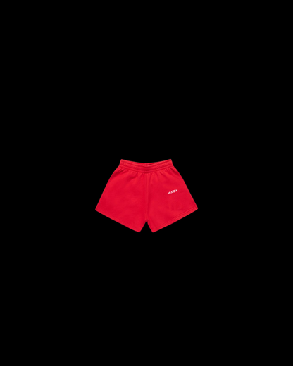 WARDA RED SHORTS