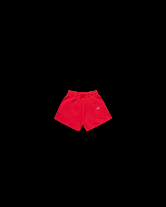 WARDA RED SHORTS
